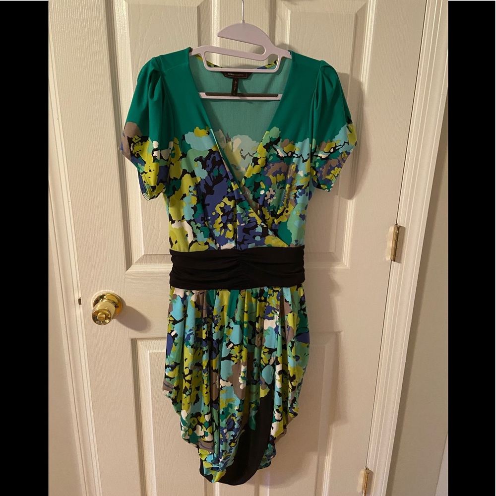 BCBG Maxazria tulip wrap dress